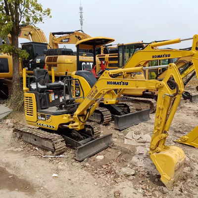 2016 Komatsu PC18MR Mini Excavateur d'occasion Excavateur à rampe avec soupape hydraulique originale
