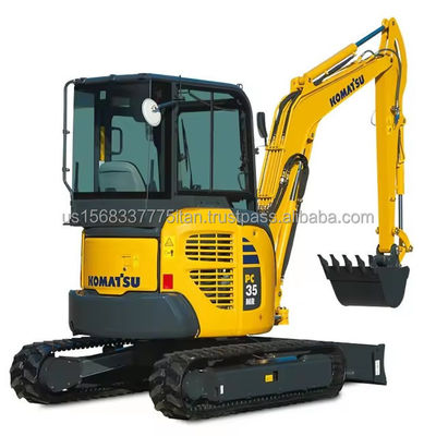 Excavatrice utilisée mini PC35 de Komatsu avec 0 à 2000 heures de travail Excavatrice à rampe hydraulique