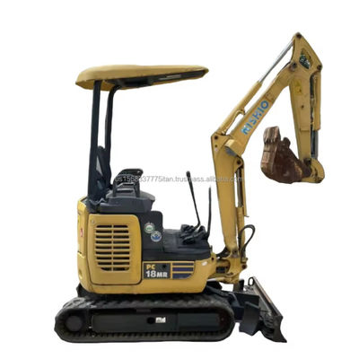 Comatsu PC18MR Mini Excavateur d'occasion Excavateur hydraulique Crawler 1865 Poids de la machine