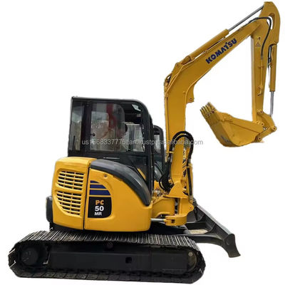 Excavatrice utilisée Komatsu PC50 avec cabine pilote 5020 kg Poids original cylindre hydraulique
