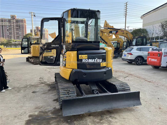 Excavatrice utilisée Komatsu PC50 avec cabine pilote 5020 kg Poids original cylindre hydraulique