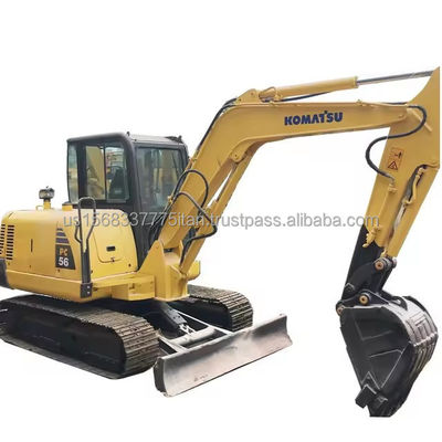 Valve hydraulique originale Komatsu PC56-7 Excavateur d'occasion équipement de rampe de 5 tonnes