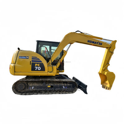 Excavateur hydraulique Crawler Komatsu PC70 Excavateur d'occasion pour vos besoins de construction