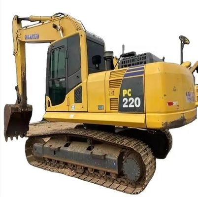 Excavateur Komatsu PC220 de 22 tonnes Excavateur Komatsu utilisé avec moteur de 119 kW