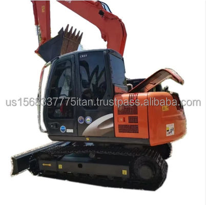 Excavatrice utilisée Hitachi ZX70 avec 0 à 2000 heures de travail et pompe hydraulique d'origine