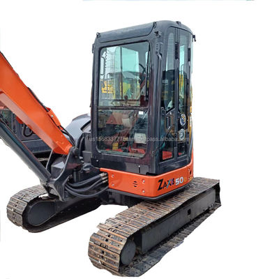Hitachi ZX50u mini-pelée de 5 tonnes avec pompe hydraulique d'origine et 0-2000 heures de travail
