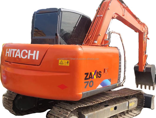 Excavateur Hitachi ZX70 d'origine japonaise de 2016 avec pompe hydraulique d'origine