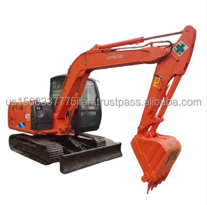 Excavateur Hitachi ZX60 d'occasion avec vanne hydraulique d'origine et poids de la machine 7000 KG