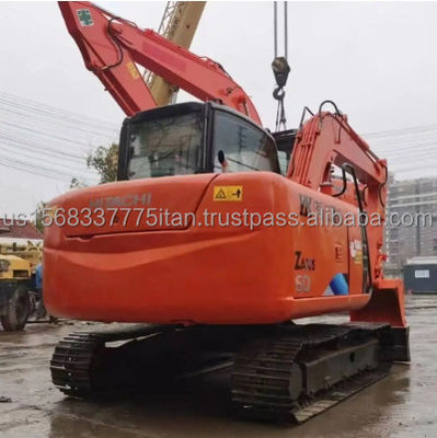 Excavateur Hitachi ZX60 d'occasion avec vanne hydraulique d'origine et poids de la machine 7000 KG