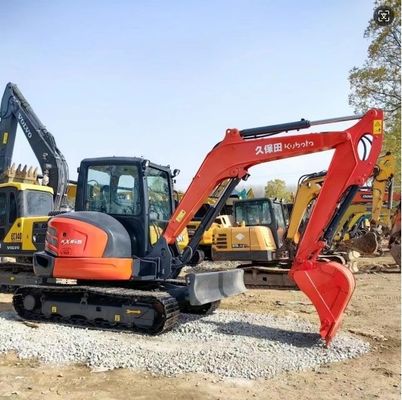 Excavateur de 6 tonnes KUBOTA KX165 avec pompe hydraulique d'origine et poids de la machine 7000 kg