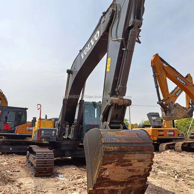 Excavateur VOLVO en bon état avec pompe hydraulique d'origine et capacité de seau de 1,2 m3