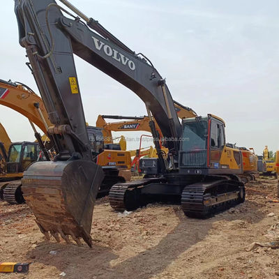 Excavateur VOLVO en bon état avec pompe hydraulique d'origine et capacité de seau de 1,2 m3