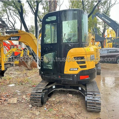 Mini-excavatrice Sany SY35U avec pompe hydraulique d'origine et moteur ISUZU d'origine
