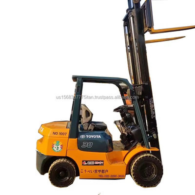 Toyota 7F30 chariot élévateur à fourche et machine utilisée raisonnablement avec longueur de fourche 1000 mm Poids KG 3000 kg