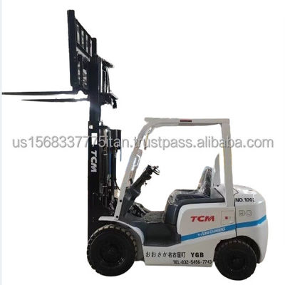 Japon TCM YGB 3 tonnes chariot élévateur d'occasion avec 45 kW de puissance et 0-2000 heures de travail