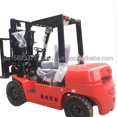 Le chariot élévateur Hangcha A30 3 tonnes diesel avec moteur de 45 kW et en excellent état par Hangzhou