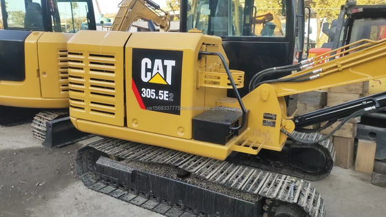 305.5E2 Mini-excavatrice utilisée Caterpillar de 5 tonnes Poids de fonctionnement 0 à 2000 heures de travail