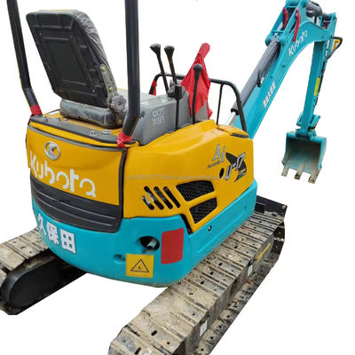 Excavatrice KUBOTA KXU17 utilisée dans les ateliers de matériaux de construction avec moteur puissant et pompe