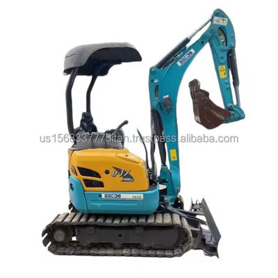 Mini-excavatrice KUBOTA KXU17 utilisée dans les ateliers de matériaux de construction avec système PLC avancé