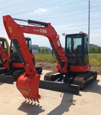 Livraison 5.5 TON Kubota U55 Excavateur Temps de travail réduit 0-2000 Mini Excavateur d'occasion