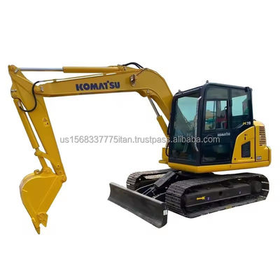 Comatsu PC70 UsedA vendre Excavateur hydraulique à rouleaux 7TON avec moteur Komatsu
