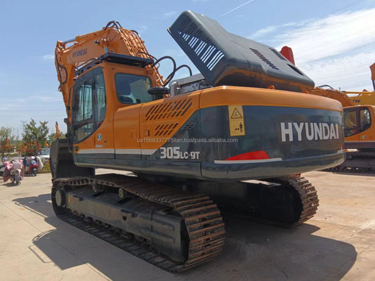 305LC-9T Modèle 30ton 305 Excavateur à rampe de Corée avec moteur Hyundai et 198kw