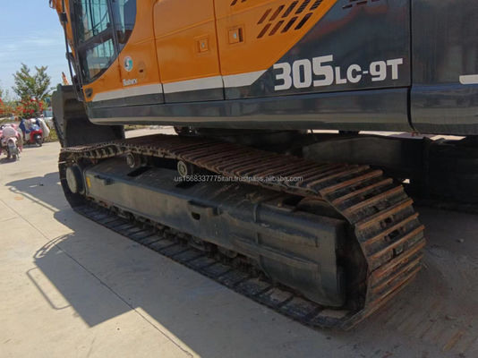 305LC-9T Modèle 30ton 305 Excavateur à rampe de Corée avec moteur Hyundai et 198kw
