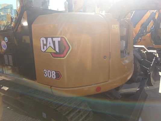 Excavatrice CAT 308 de 8 tonnes au Japon, à faible temps de travail et à prix abordable, poids de 3,5 tonnes