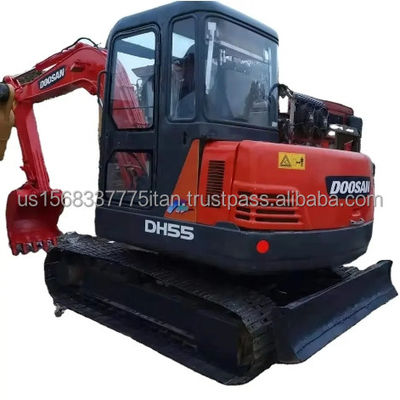 Machine de construction hydraulique de seconde main DOOSAN DH55 Excavateur avec de bonnes performances