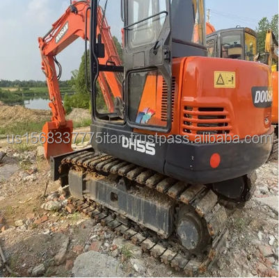 Machine de construction hydraulique de seconde main DOOSAN DH55 Excavateur avec de bonnes performances