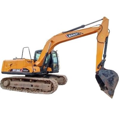 Sany SY135C Pro Crawler Excavator de seconde main de 13,5 tonnes avec 0 à 2000 heures de travail