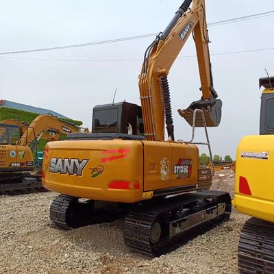 Excavateur Sany 135c Pro utilisé avec cylindre hydraulique d'origine et puissance de 73 kW