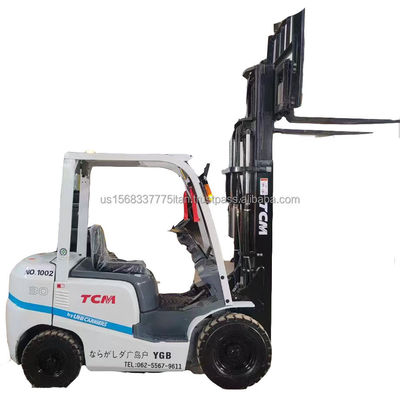 3000 kg Poids TCM 30 Chariot élévateur utilisé pour les ateliers de matériaux de construction Excellente performance