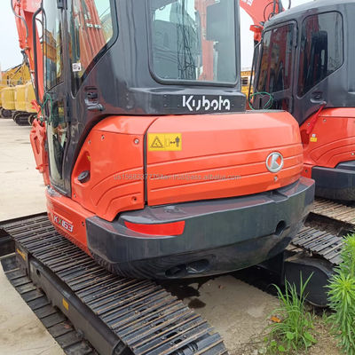 Excavateur KUBOTA KX163 d'occasion avec vanne hydraulique d'origine et poids de fonctionnement de 6 TON