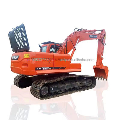 Bonne efficacité DOOSAN DH225 Excavateur avec une capacité de seau de 1,2 M3 et de faibles heures de travail