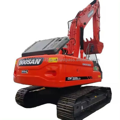 Excavateur DOOSAN DH225 d'occasion en Corée Bonne efficacité Vapeur hydraulique d'origine