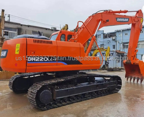 Cylindre hydraulique original Doosan DH220 avec grande et multi-fonction utilisée excavateur