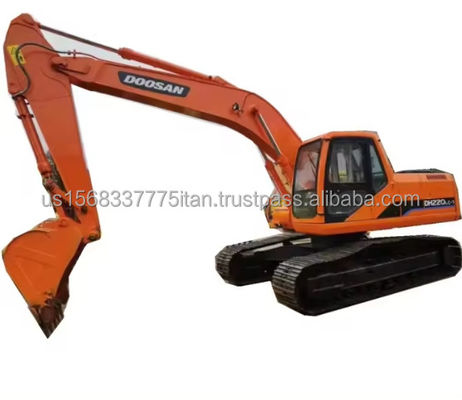 Excavateur hydraulique Doosan 220LC 220 sur le marché coréen des machines de construction
