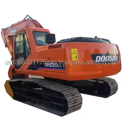 Excavateur DOOSAN DH220LC-7 98kw Excavateur à moteur pour expédition rapide et vente