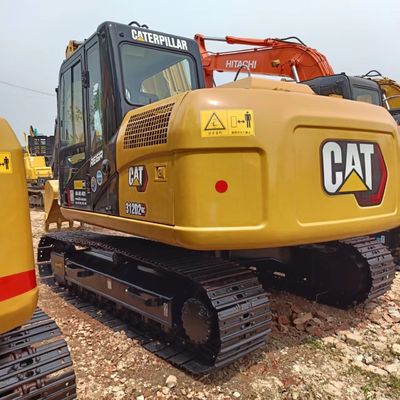 CAT 312 312D Excavateur d'occasion 1 M3 Capacité de seau 12000 KG Poids de la machine Originaire du Japon