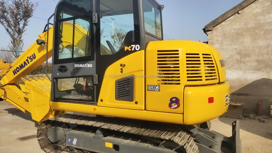 UtiliséA vendre Excavateur hydraulique Excavateur utilisé Harga Komatsu PC70