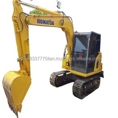 7 TON Excavatrice hydraulique utilisée Komatsu PC70 avec cylindre hydraulique original