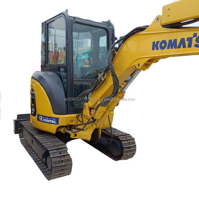 Mini-excavatrice de 3 tonnes utilisée Komatsu PC30MR avec au mieux une vanne hydraulique d'origine