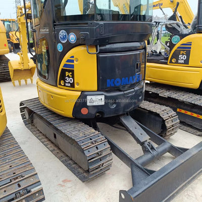 3000 KG Excavateur hydraulique d'occasion Croiseur Komatsu PC30MR avec pompe hydraulique d'origine