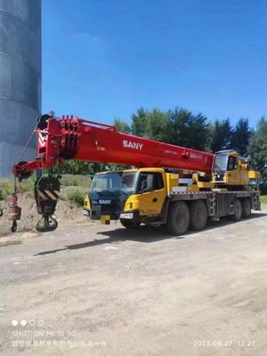 Excellente performance utilisée SANY grue de 80 tonnes avec des heures de travail réduites et max. hauteur de levage 4,5 m