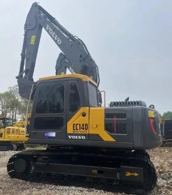 14000 KG Volvo EC140 Excavatrice utilisée Volvo Excavatrice avec des heures de travail réduites 0-2000