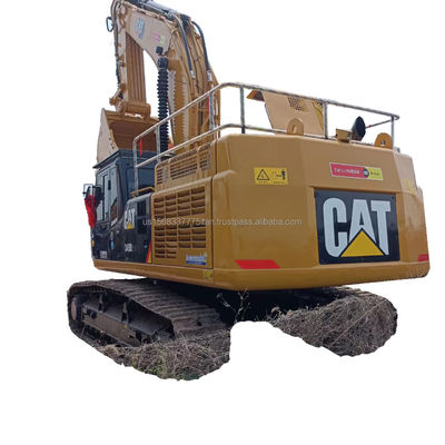 Excavateur Caterpillar 349 en bon état avec 225 kW et pompe hydraulique d'origine