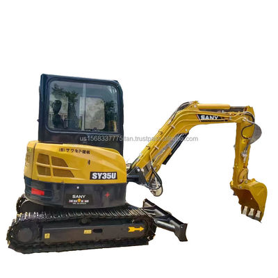 Excellente performance SANY SY35U mini-excavatrice avec moteur SANY et peu d'heures de travail