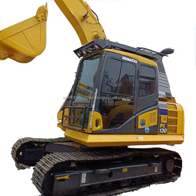 Shanghai bonne excavatrice utilisée Komatsu PC130 avec 13000 KG de poids et 48 kW de puissance
