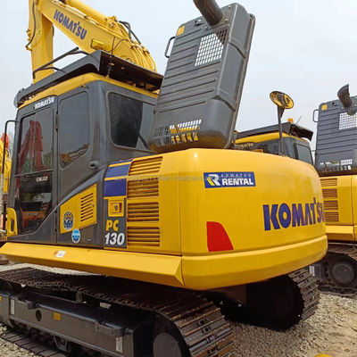 Shanghai bonne excavatrice utilisée Komatsu PC130 avec 13000 KG de poids et 48 kW de puissance